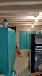 Before & After Basement Cabinet Painting in Chichester, PA (2)
